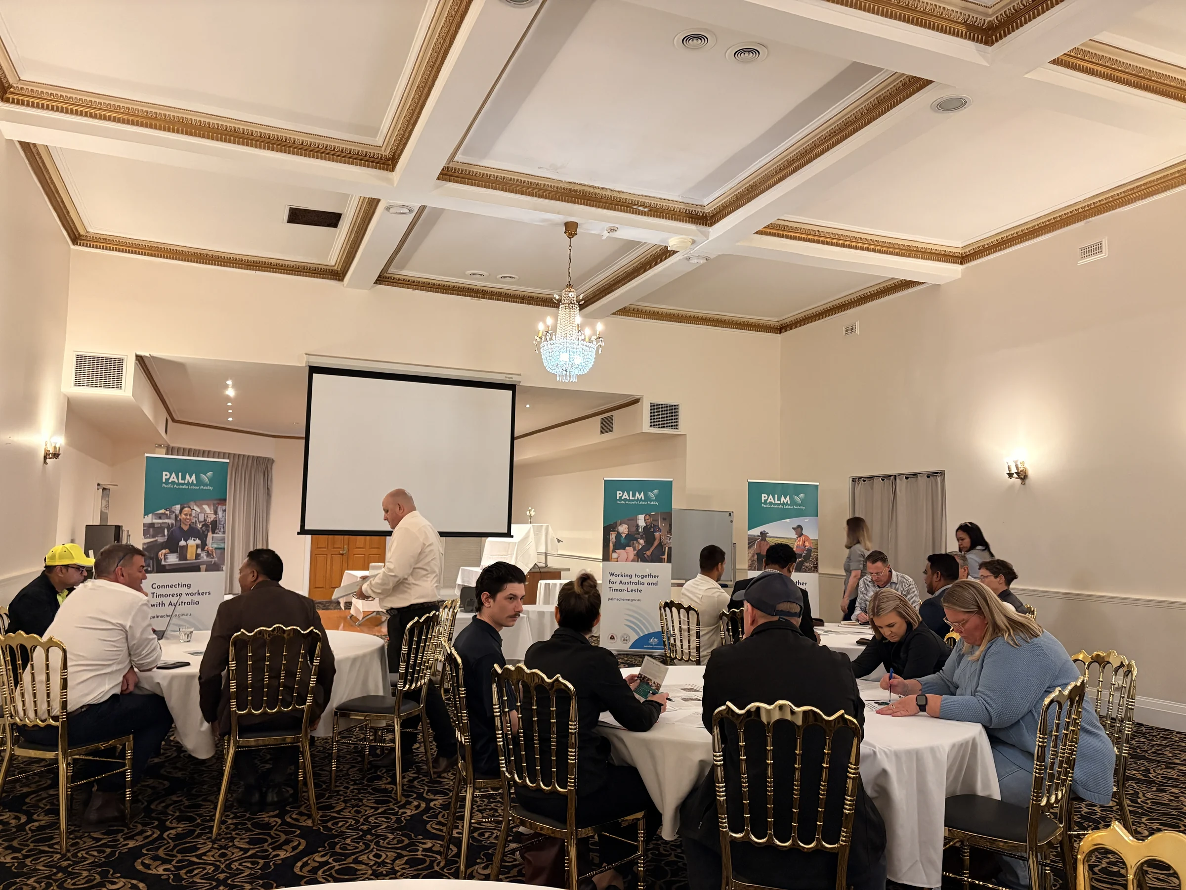 Employers at the PALM scheme Timor-Leste information session in Mildura